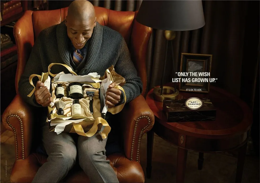 The Art of Shaving print ads