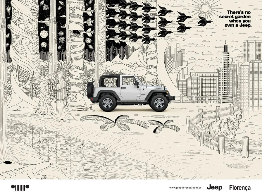 There's no secret garden when you own a Jeep