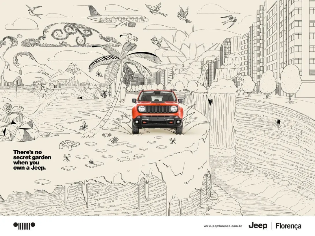 There's no secret garden when you own a Jeep