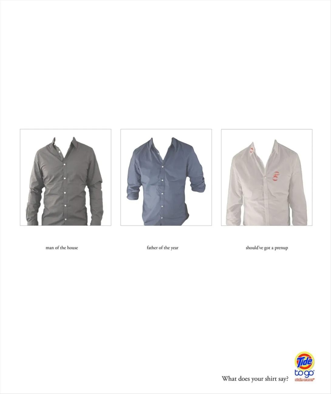 Tide print ads