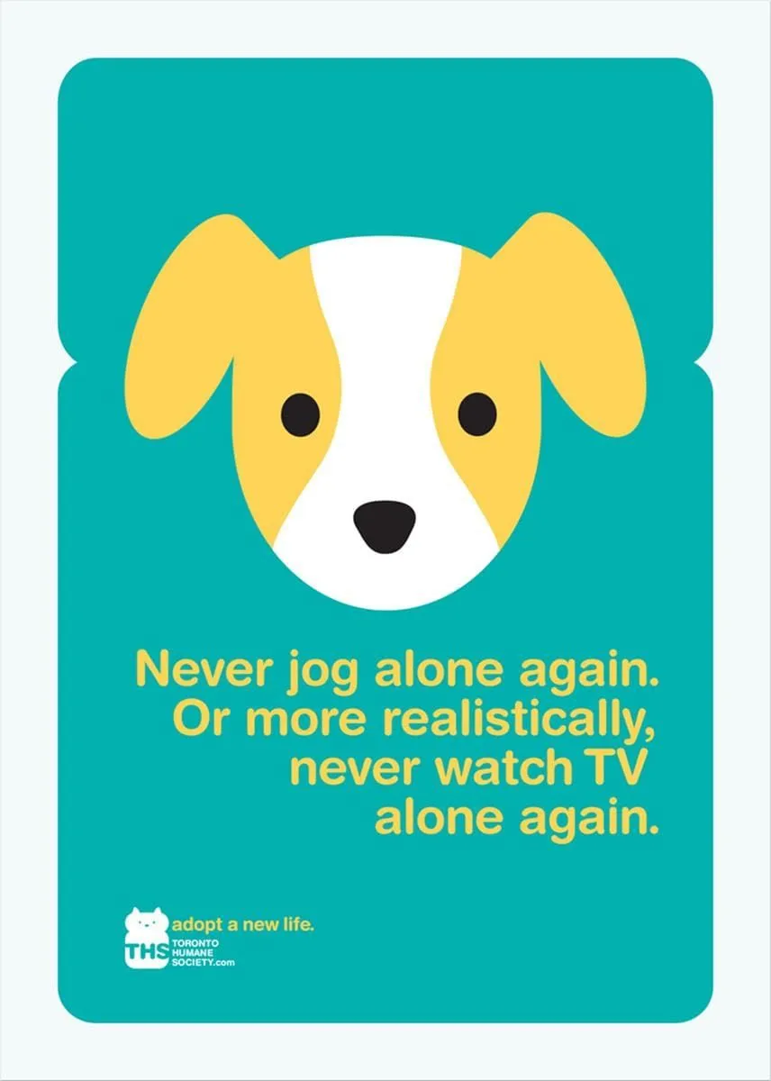 Toronto Humane Society print ads