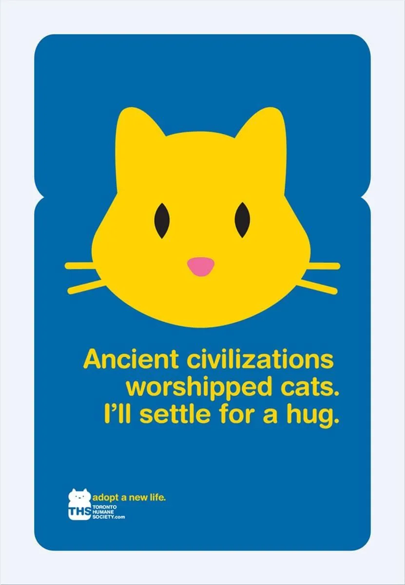 Toronto Humane Society print ads