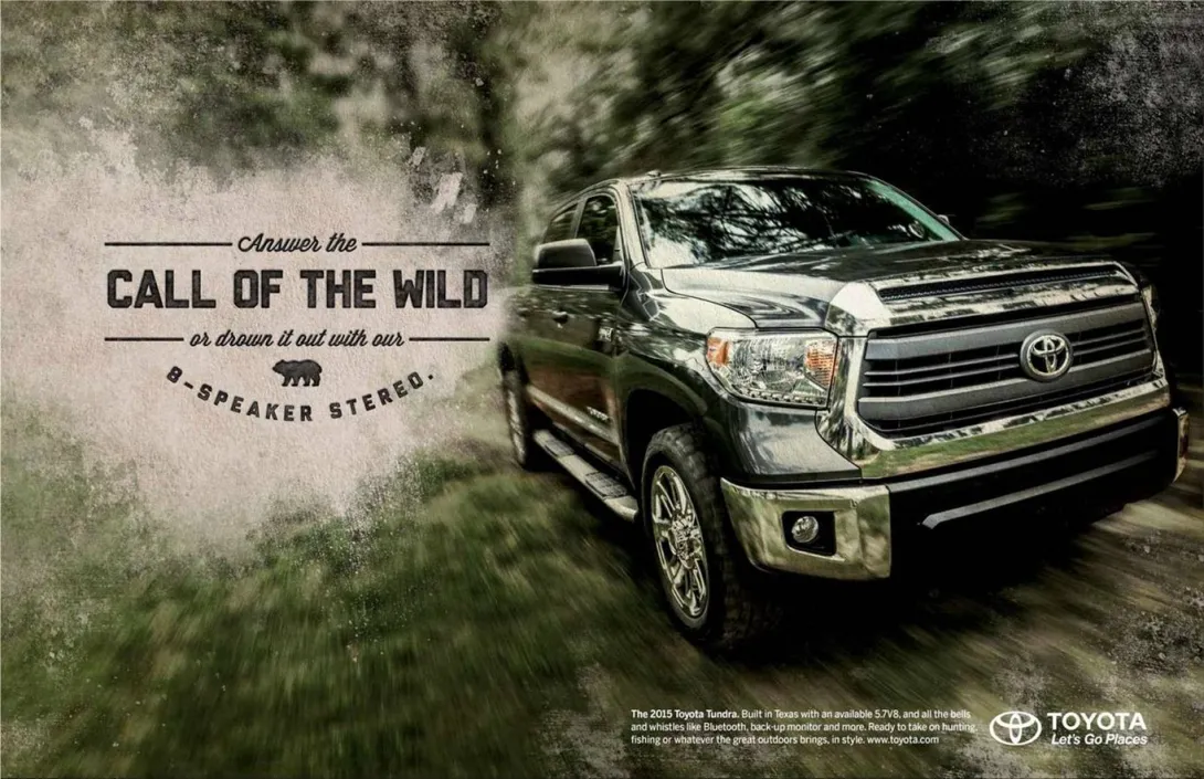 Toyota Tundra print ad