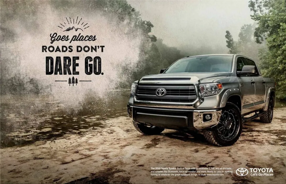 Toyota Tundra print ad