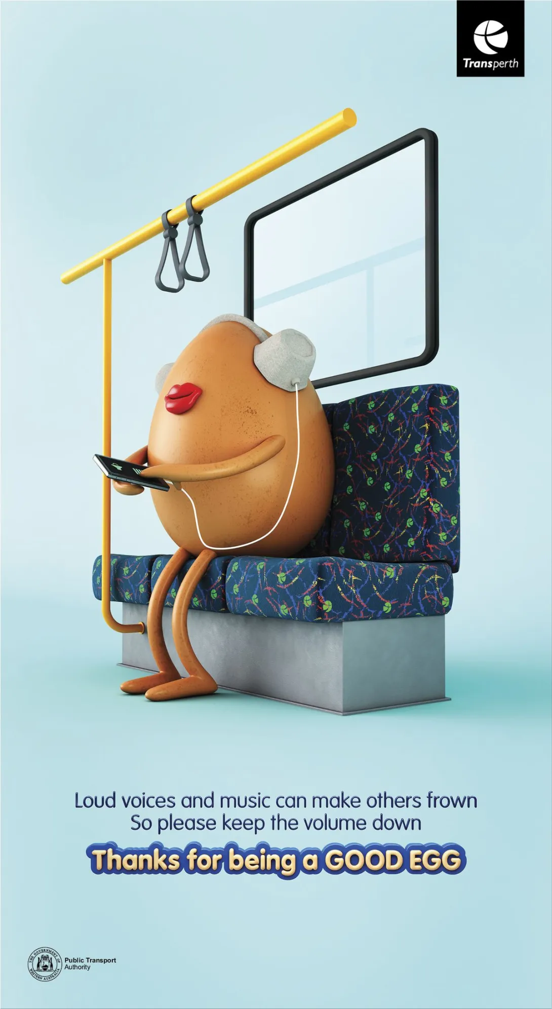 Transperth "Thanks for being a GOOD EGG"