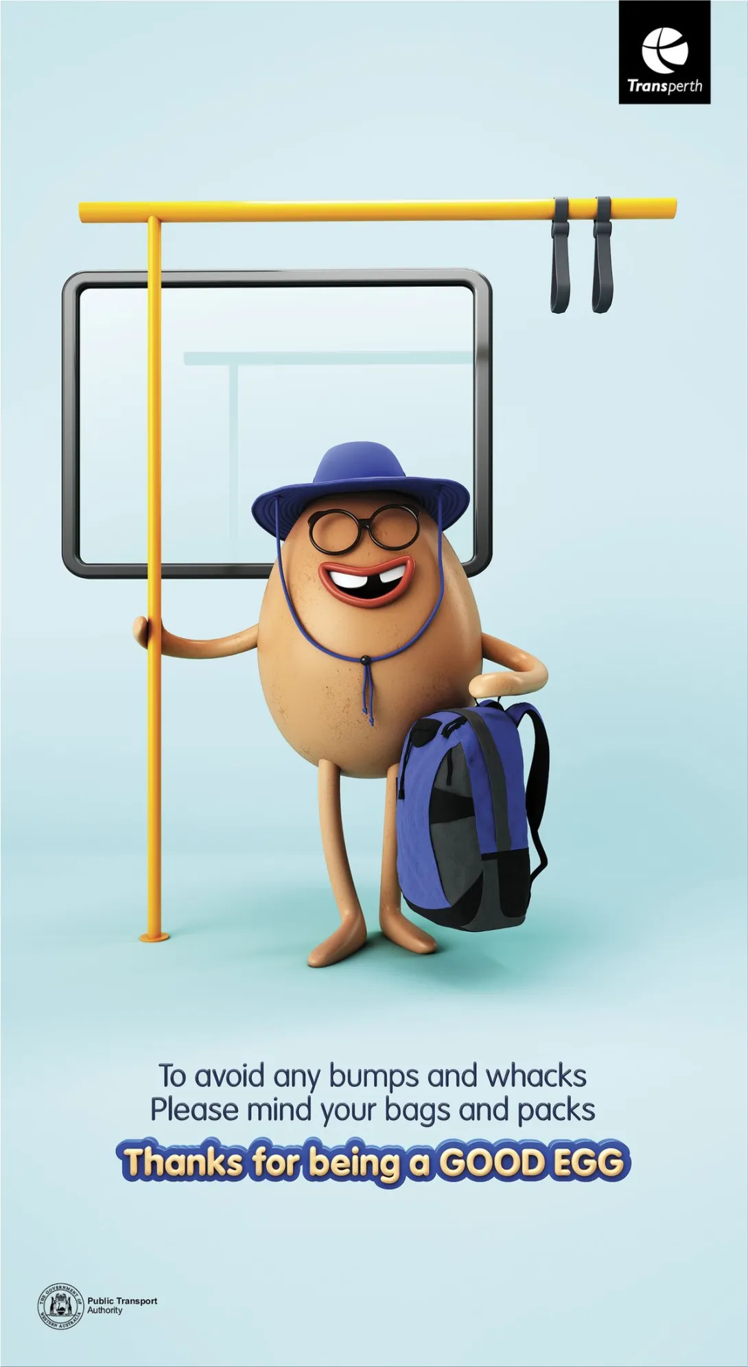 Transperth "Thanks for being a GOOD EGG"