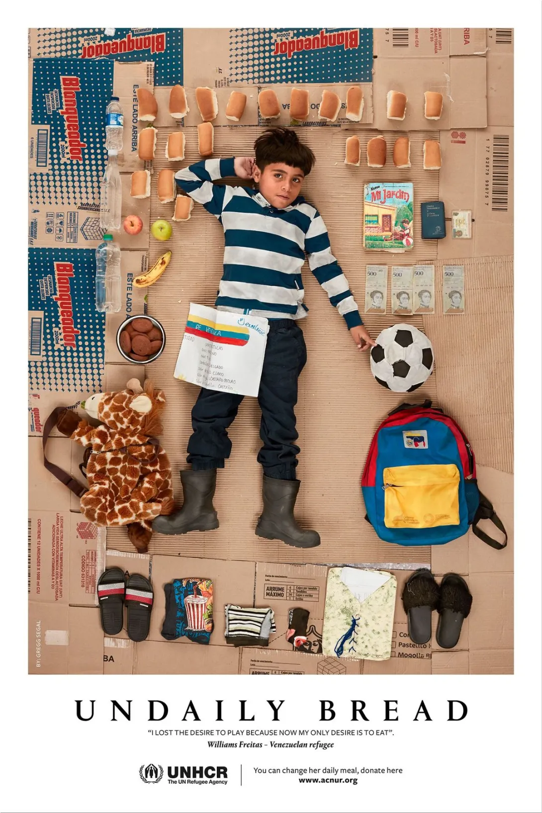UNHCR "Undaily Bread - The daily diet of a Venezuelan refugee"