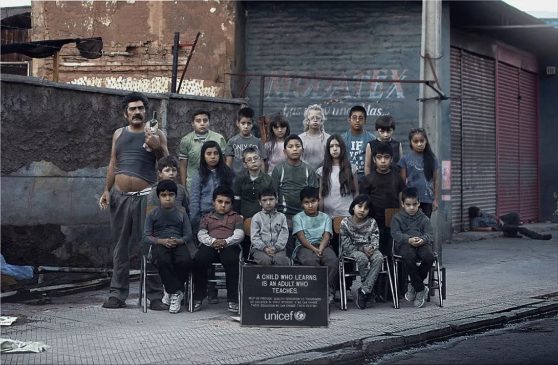 UNICEF print ads