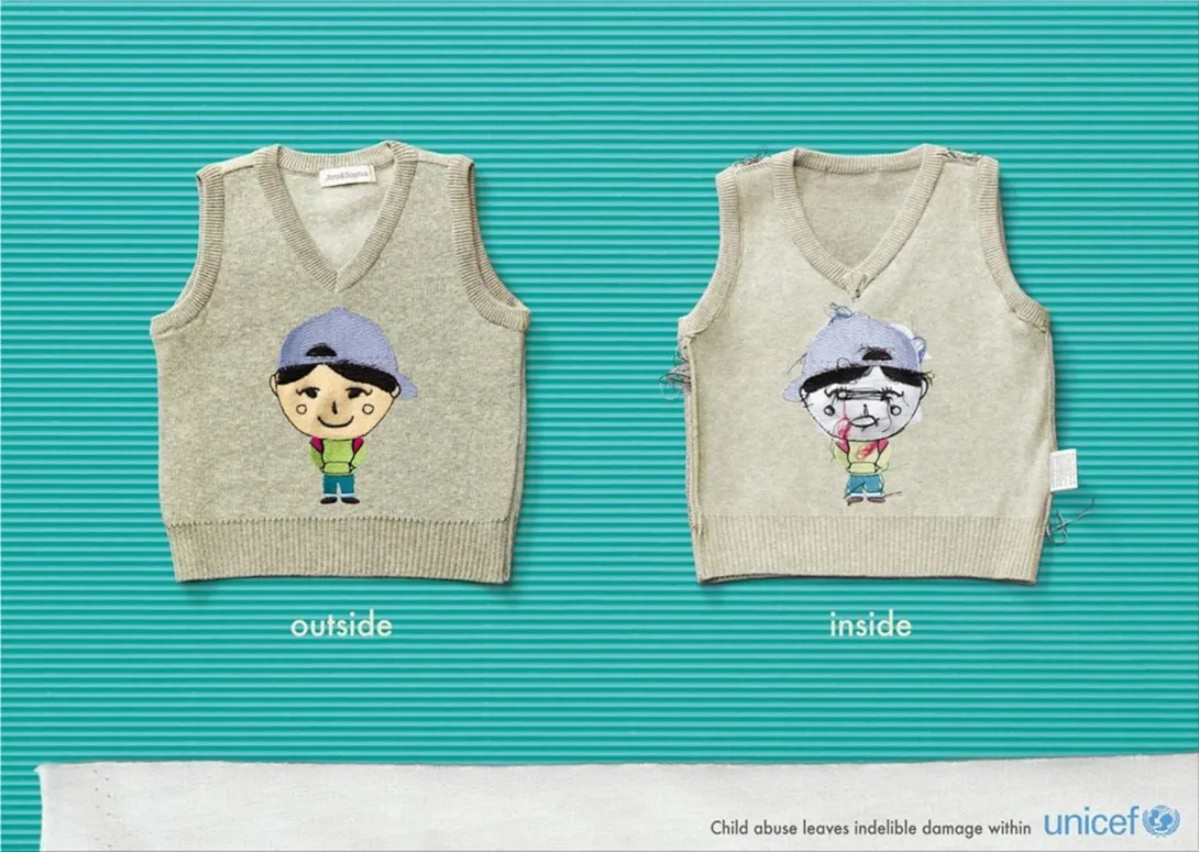 UNICEF print ads