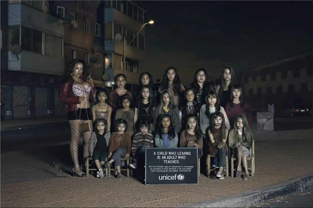 UNICEF print ads