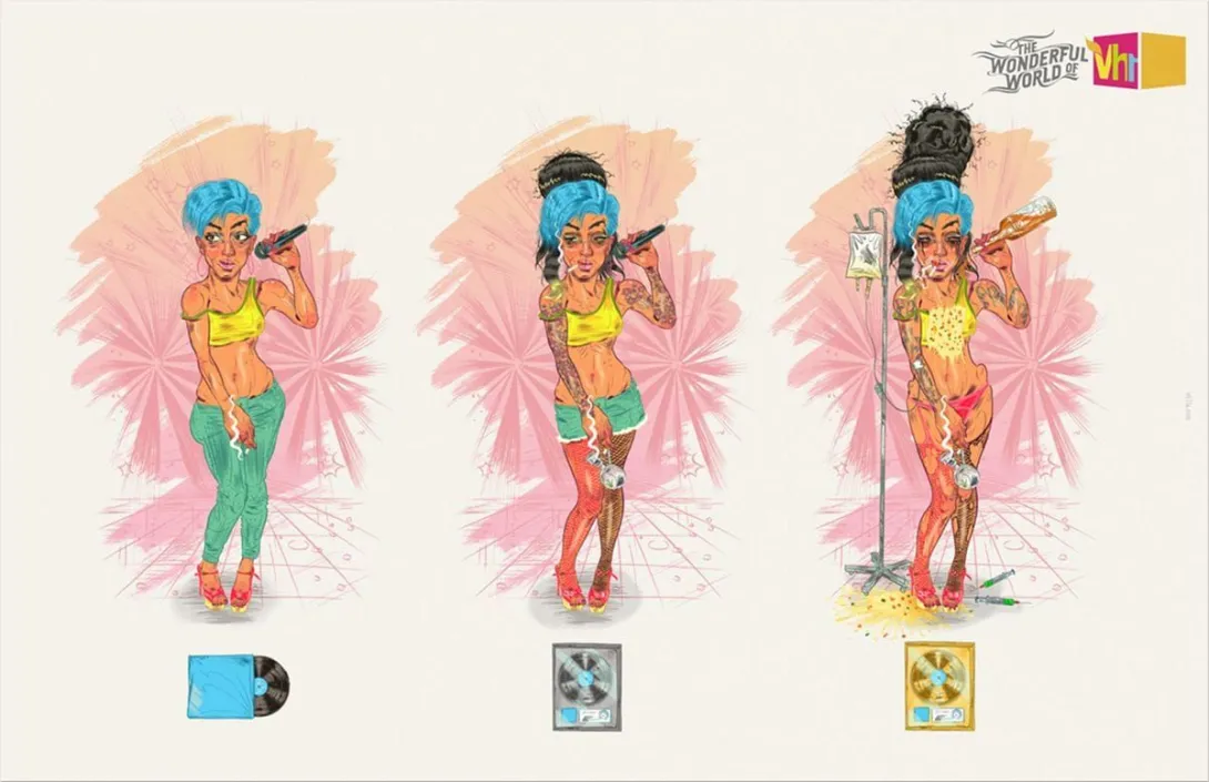 VH1 print ads
