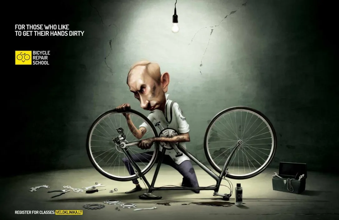 Veloklinika print ad