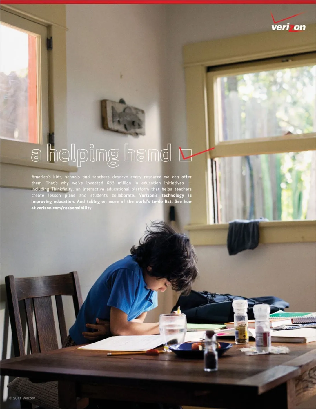 Verizon print ads