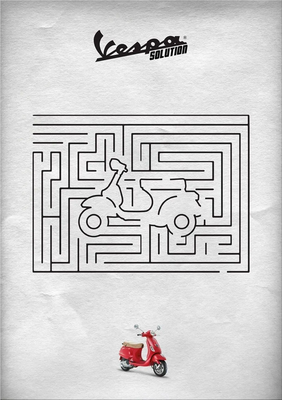 Vespa print ads