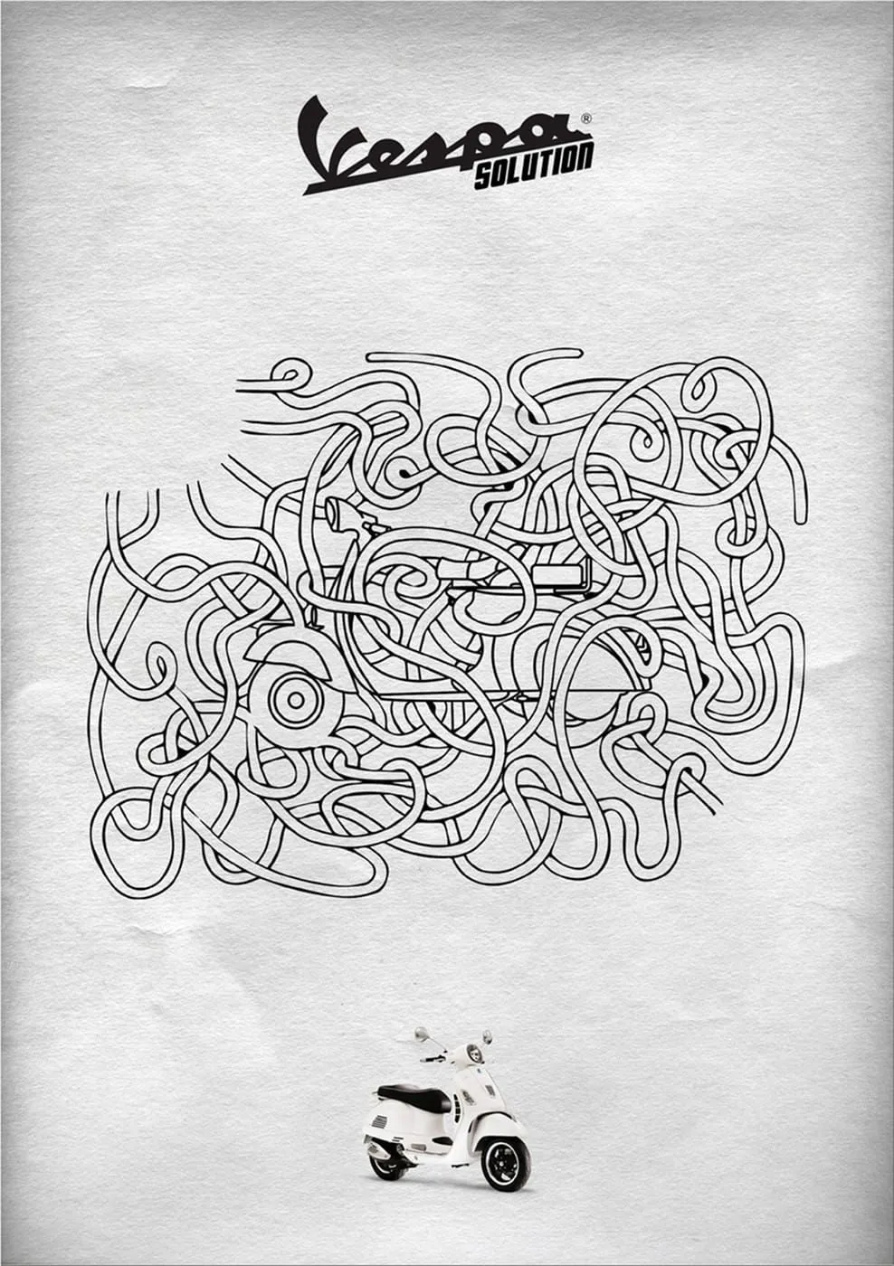 Vespa print ads