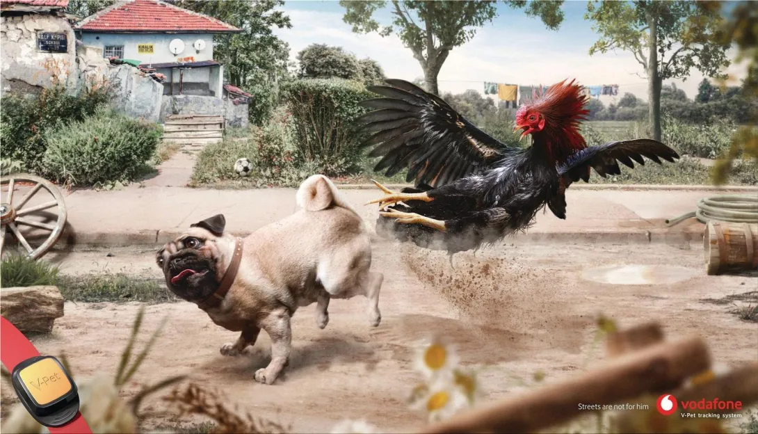 Vodafone "Streets are not for him. Vodafone V-Pet"