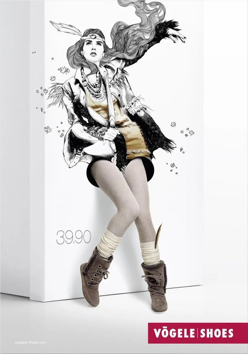 Vögele Shoes ads