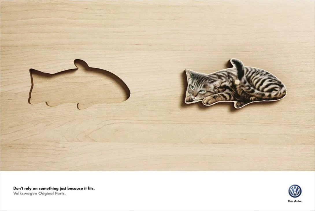 Volkswagen Original Part ads