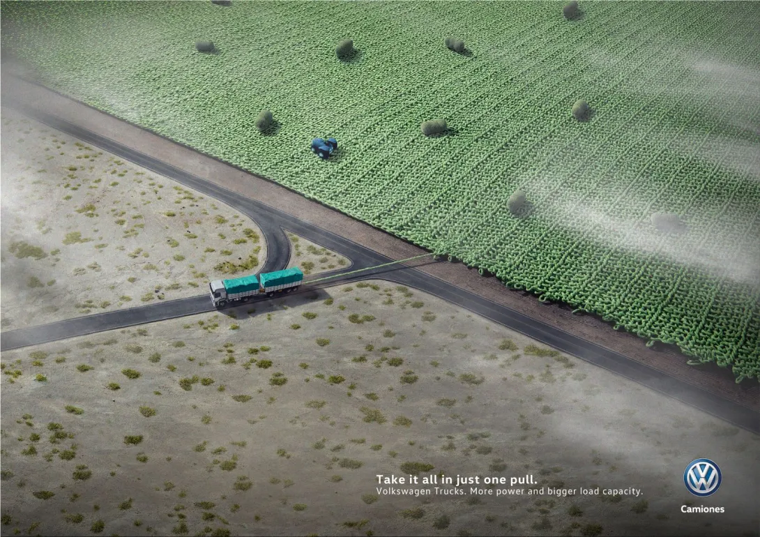 Volkswagen "Take it all in just one pull"