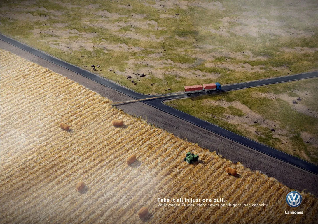 Volkswagen "Take it all in just one pull"