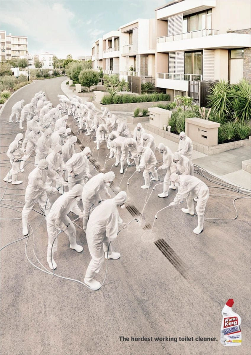 White King print ads
