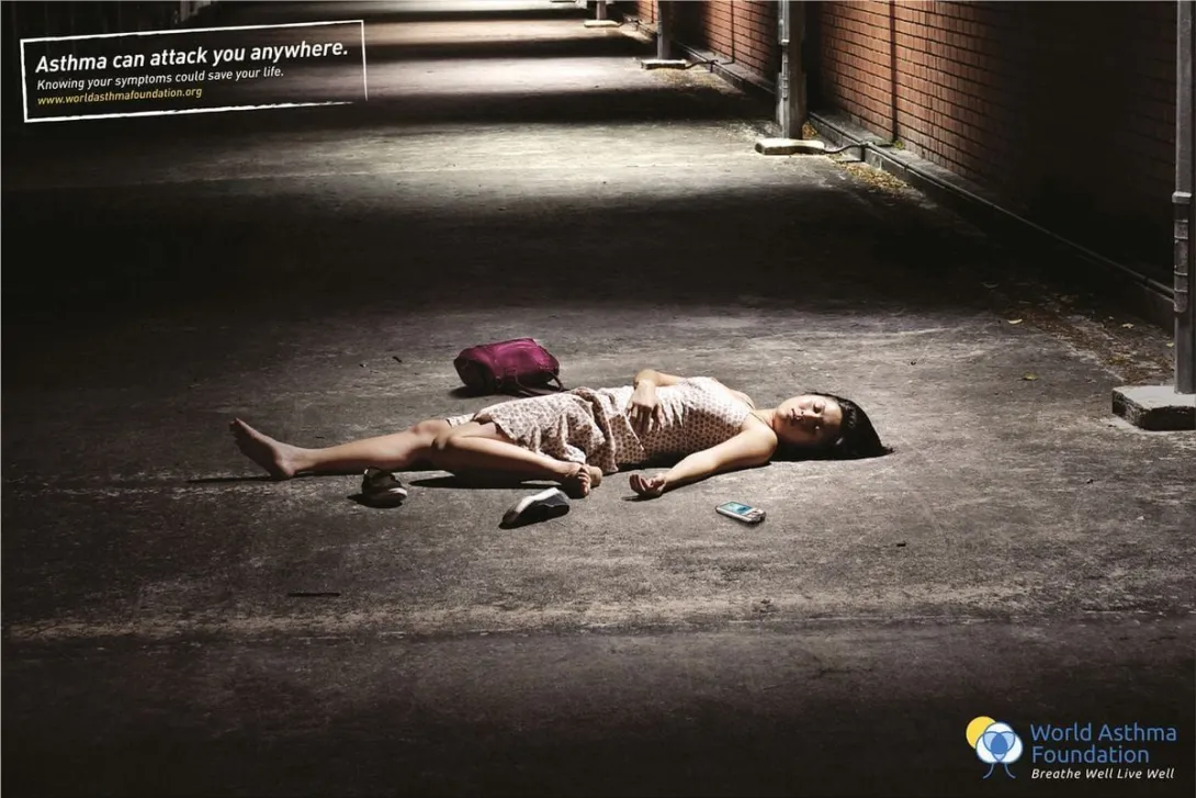 World Asthma Foundation ads