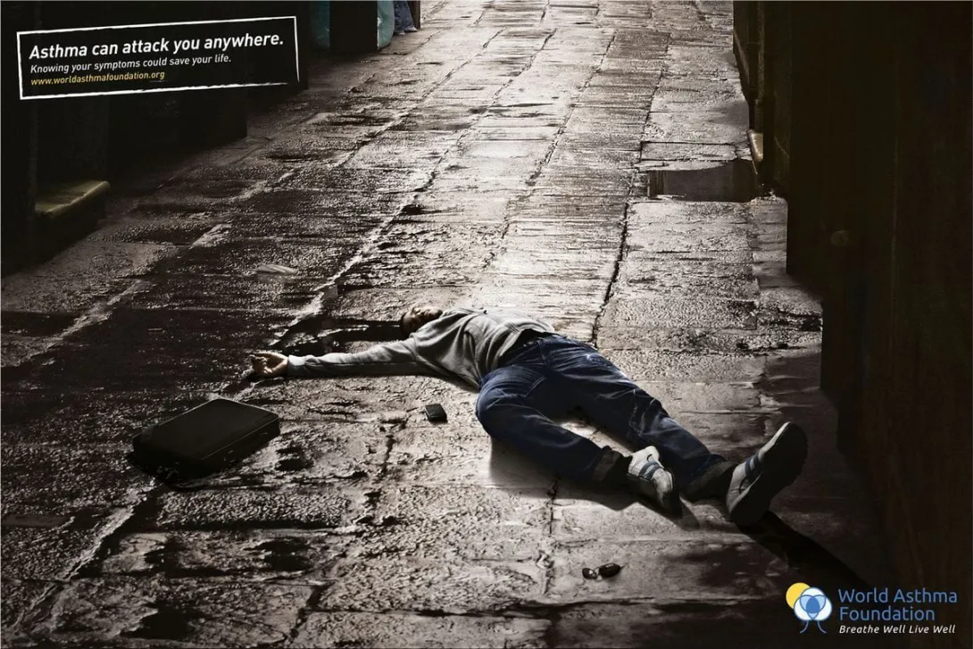 World Asthma Foundation ads