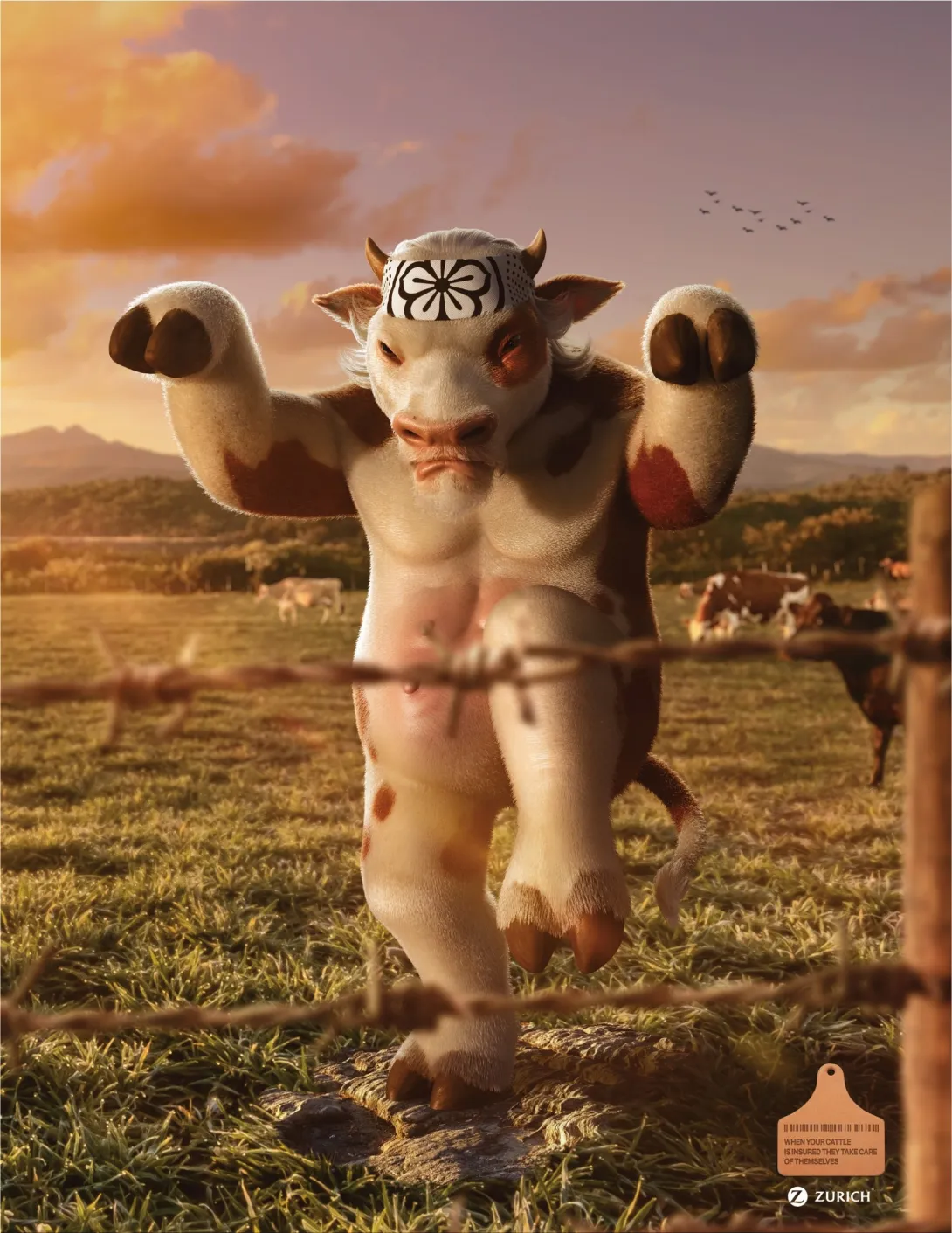 Zurich "When your cattle is insured they take care of themselves"
