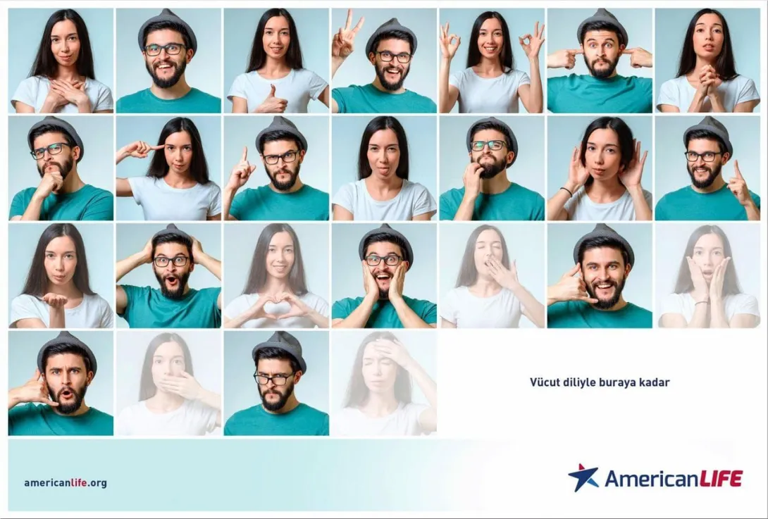 American Life: "Body Language Until Here!" by Graphx