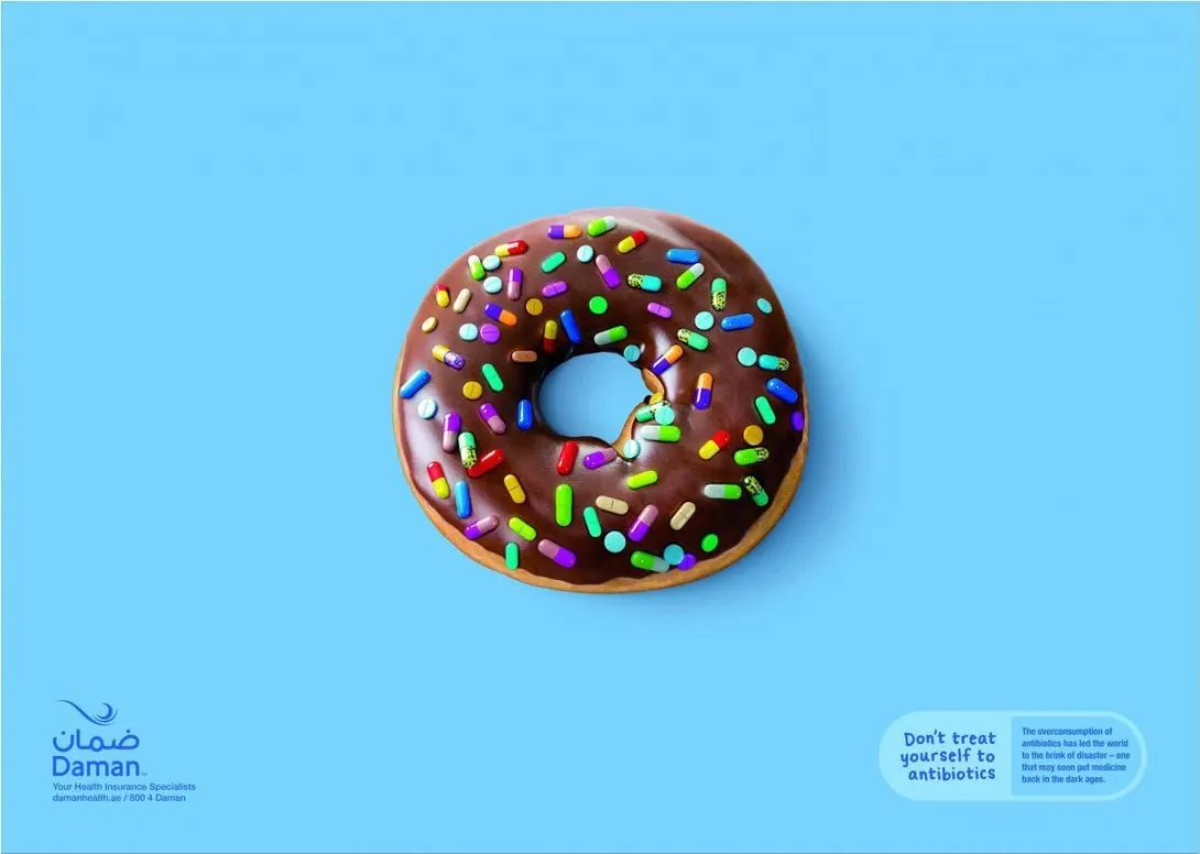 Daman: "Don't treat yourself to antibiotics." by FP7