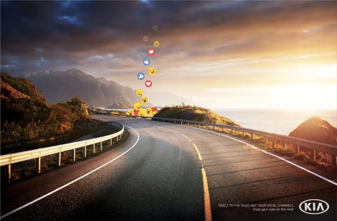 Kia: "Keep your eyes on the road." by Innocean