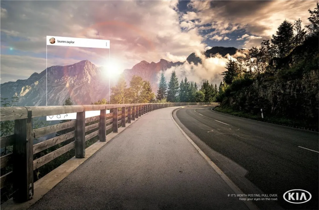 Kia: "Keep your eyes on the road." by Innocean