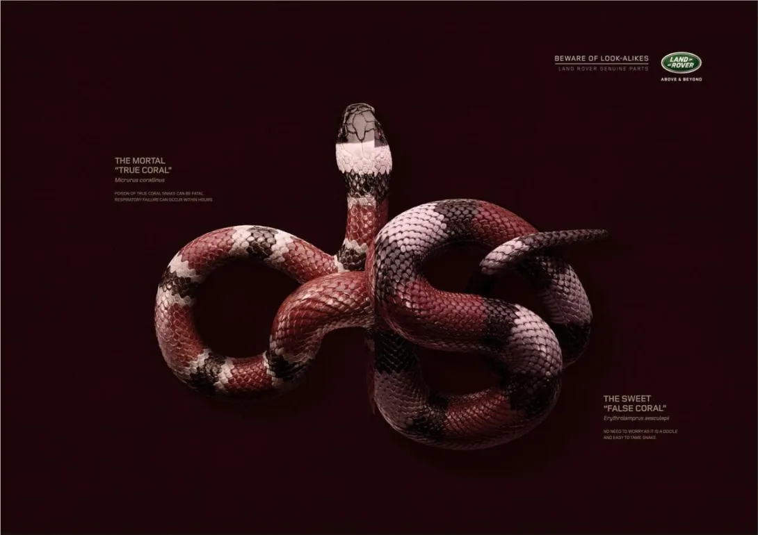 Land Rover advertisement