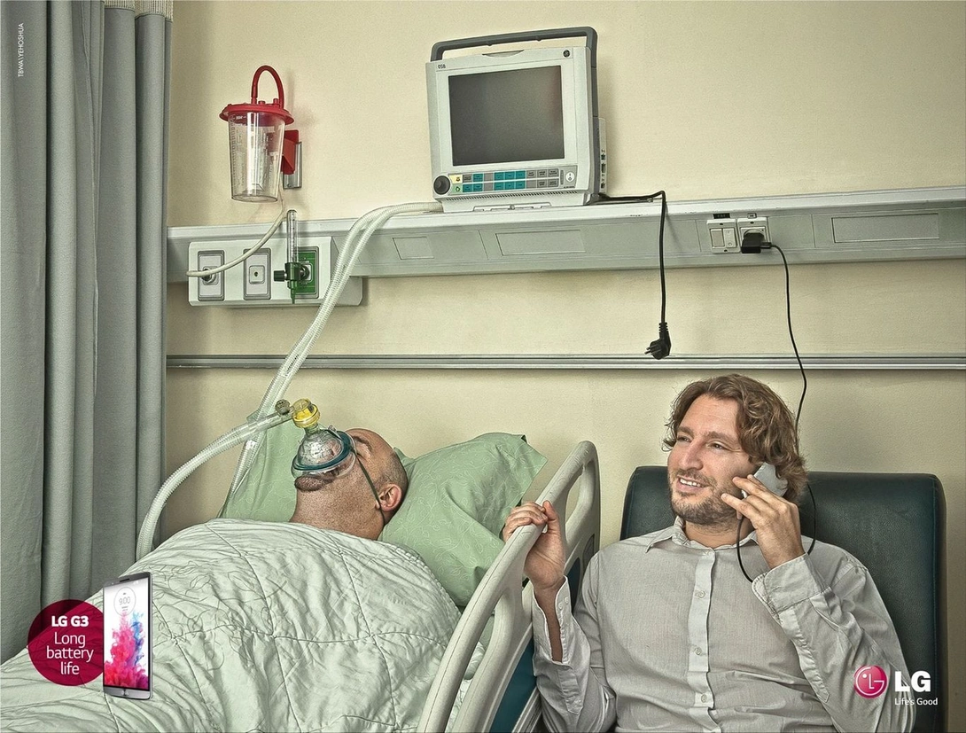 LG print ads