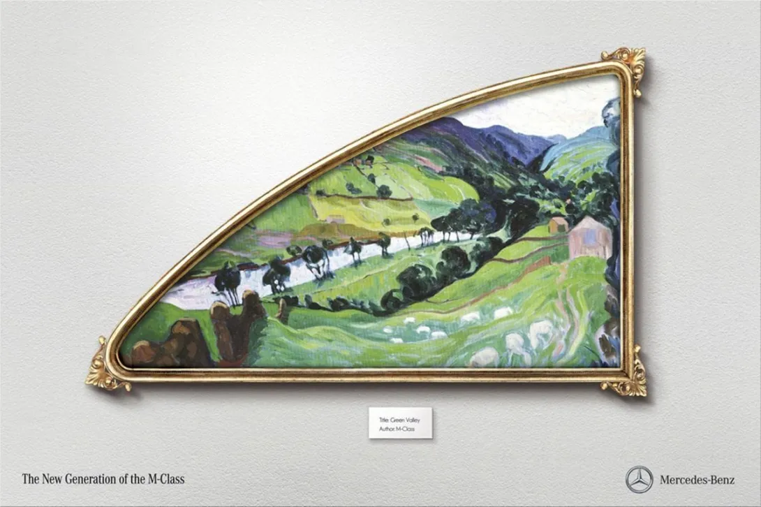Mercedes Benz ads