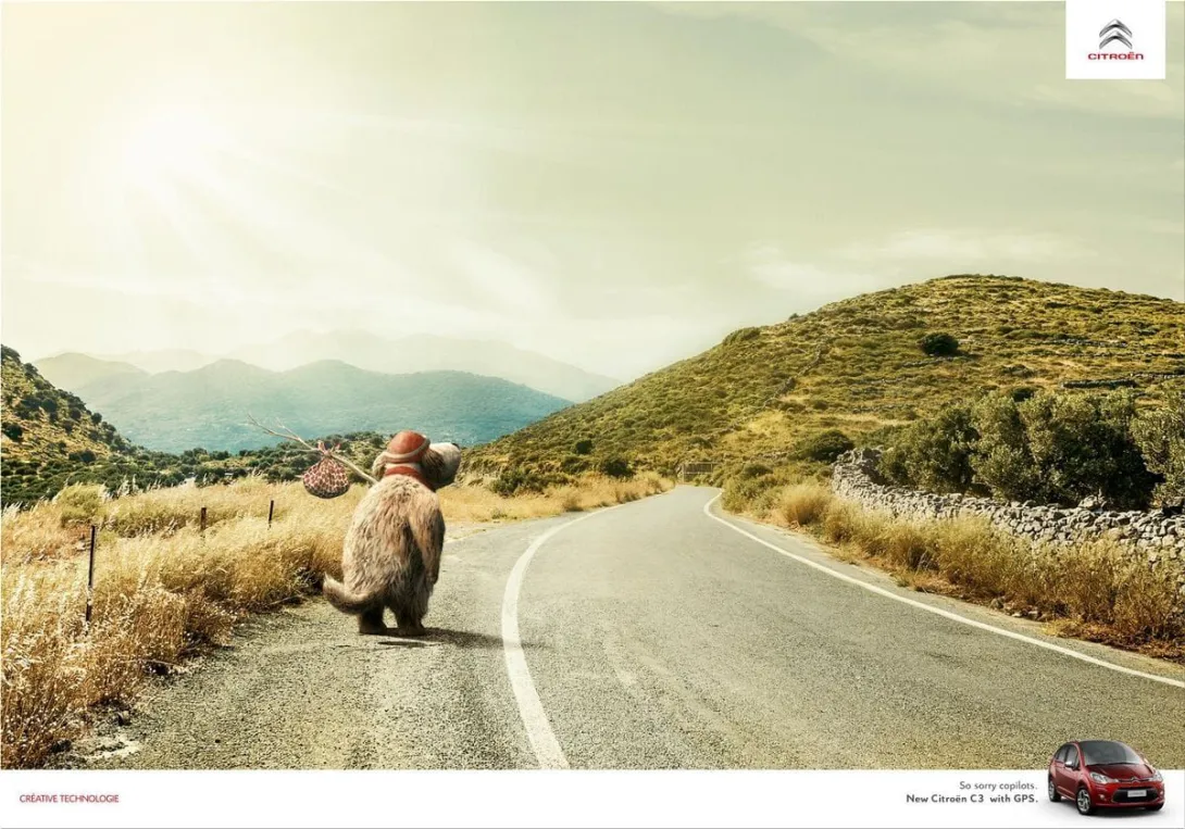 So sorry copilots. New Citroën C3 with GPS Navigation System.