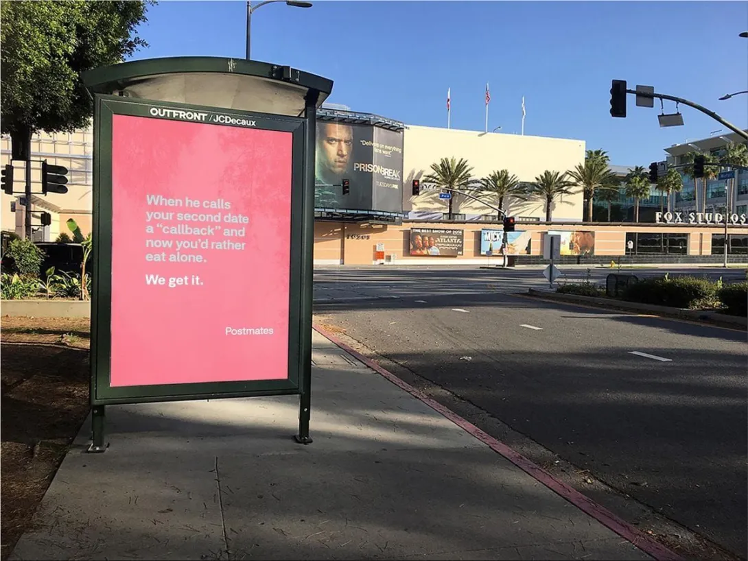 Postmates: "We get it" 180LA