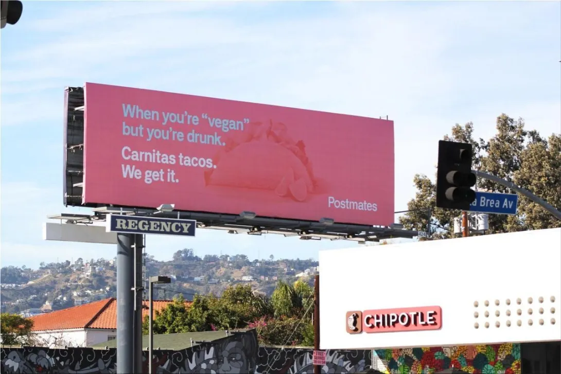 Postmates: "We get it" 180LA