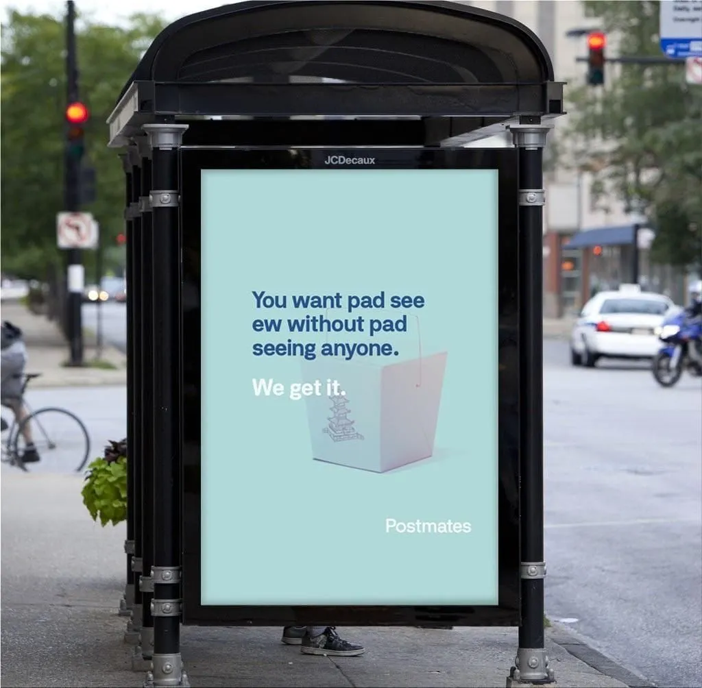 Postmates: "We get it" 180LA