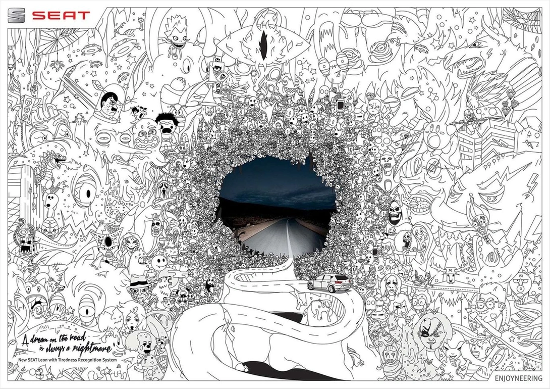Seat print ads